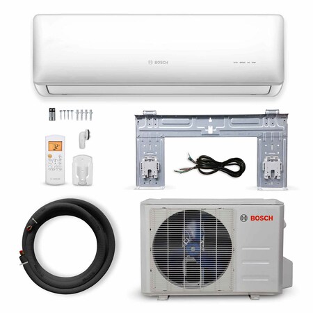 Bosch Ductless Mini Split Air Conditioner, Single Reg, 24k 230V 16ft lineset 8733954426